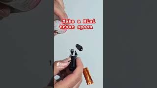 how to make mini spoon #fishing #amazing #subscribe #troutfishing #spinning #spoonlure