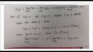 Ch. 2.4 Error Analysis for Iterative Methods Part 2