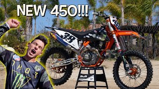 BRIAN DEEGAN'S NEW 2021 KTM 450SX FACTORY EDITION!!!