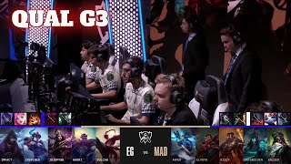 EG vs MAD - Game 3 | Qualification Round LoL Worlds 2022 Play-Ins | Evil Geniuses vs Mad Lions G3
