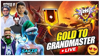 🔴Grandmaster Top Hard Lobby Push 😎Season 43🔥Road To 100K Family🥰#sakibmollik - GARENA FREE FIRE💝