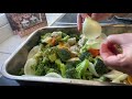 healthy meal prep grilled mackerel mixed veg and fried rice blessed mum vlog