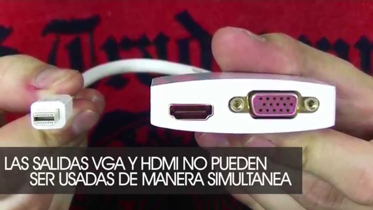 Como Conectar Su MAC A Un Proyector - YouTube