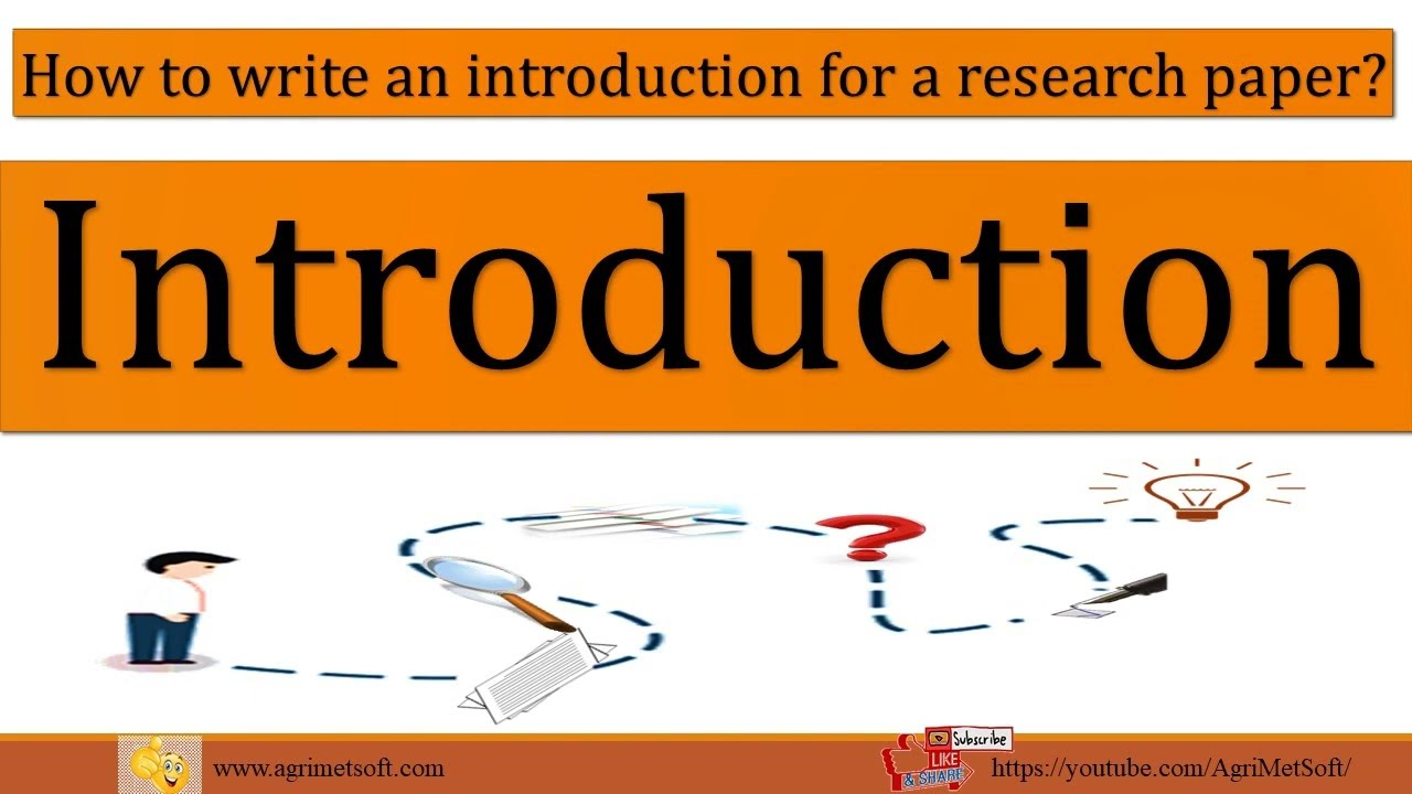 Introduction Paragraph For Research Paper