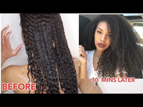 How to Make NATURAL Hair & Curly Hair DRY FAST! How to Make NATURAL Hair & Curly Hair DRY FAST!