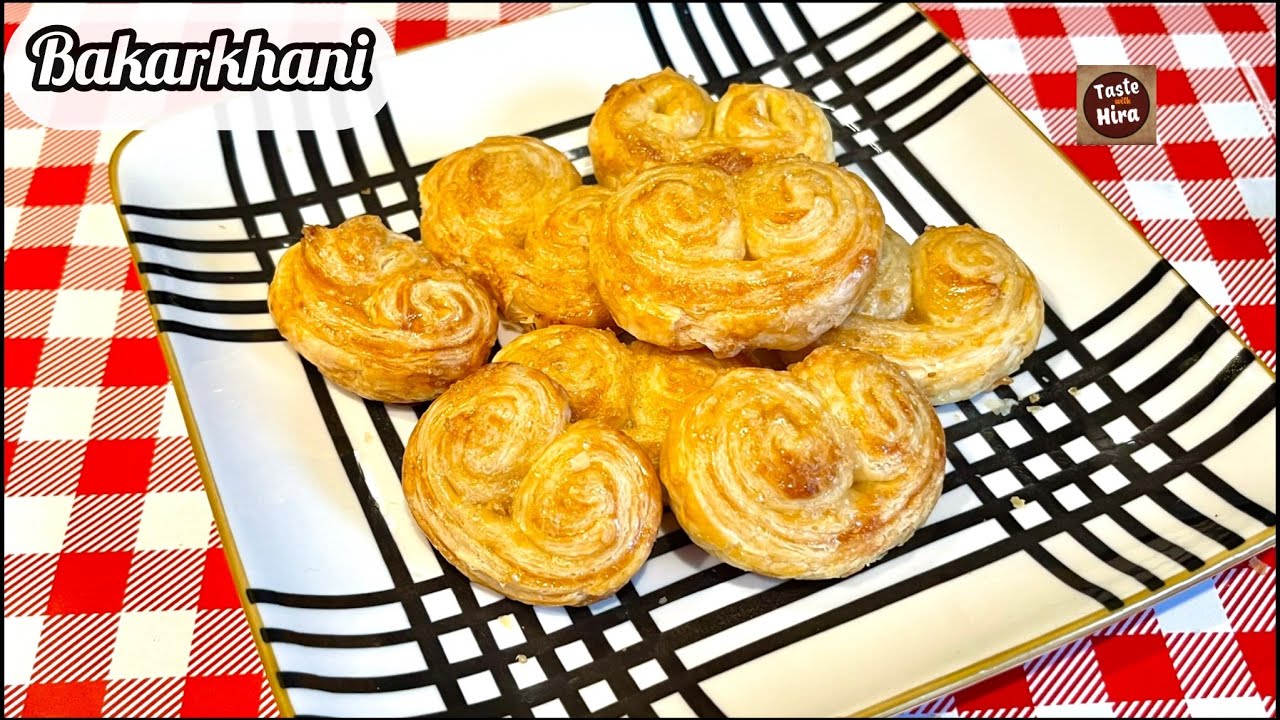 Bakarkhani Recipe | Bakarkhani Without Puff Pastry With Only 3 ...