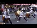 大平山神社随神福太鼓青年部　太鼓演奏！　とちぎ秋まつり2016　本まつり2日目　00172