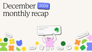 What's new at Evernote? 🎉 December / 2024 recap