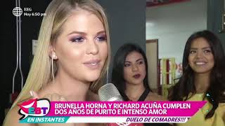 Brunella Horna y Richard Acuña celebran su segundo aniversario