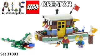 Lego Creator 31093 Riverside Houseboat Speed Build