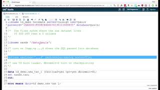 Enabling in-database processing with SAS/ACCESS to Teradata