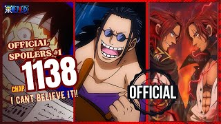 ONE PIECE 1138 OFFICIAIL SPOILERS - I CANT BELIEVE IT!!!