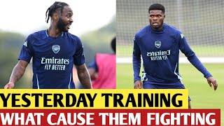 🔴BREAKING NEWS!! TRAINING GROUND CLASH: RAHEEM STERLING \u0026 THOMAS  PARTEY'S IN HEATED ALTERCATION!!