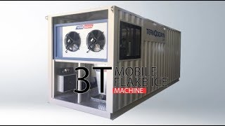 3 Tons/Day Mobile Flake Ice Machine