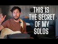 The Secret To How I Record My Solos, Backing Tracks and Loops