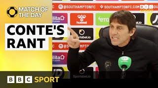 Is Conte right to blame Spurs players? | Match of the Day