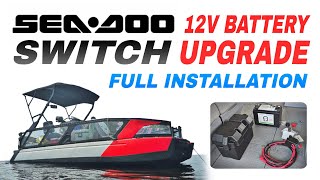 Seadoo Switch 12v Battery UPGRADE | Ohmmu Lithium Battery Full Installation