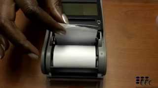 How to change a paper roll on a Creon Pos Terminal