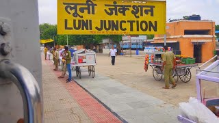 Luni Junction railway station Rajasthan || Indian Railway 4K video