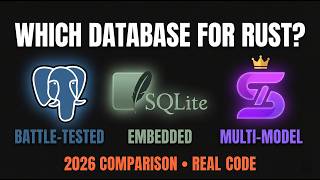SurrealDB vs PostgreSQL vs SQLite for Rust Apps in 2026 — Which Should You Use?