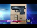 traffic stop leads to arrested of convicted felon in possession of a gun police say