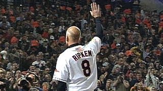 BOS@BAL: Ripken takes the final at-bat of his career