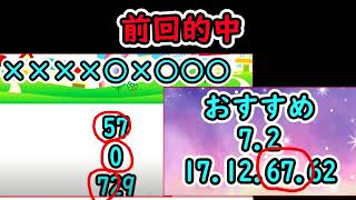 前回的中🎯５月２０日ナンバーズ4予想