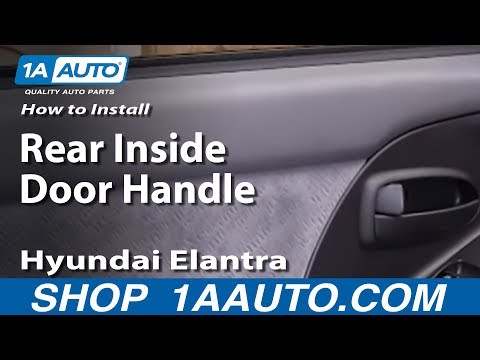 How To Install Replace Rear Outside Door Handle 2005 10