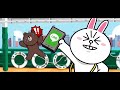 line friends cony and brown _ new year．new world 1080p_hd