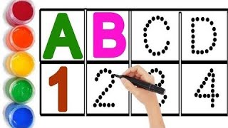 One Two Three, Learn to count, 123 Numbers, 1 to 100 Counting, Alphabet a to z, ABCD,