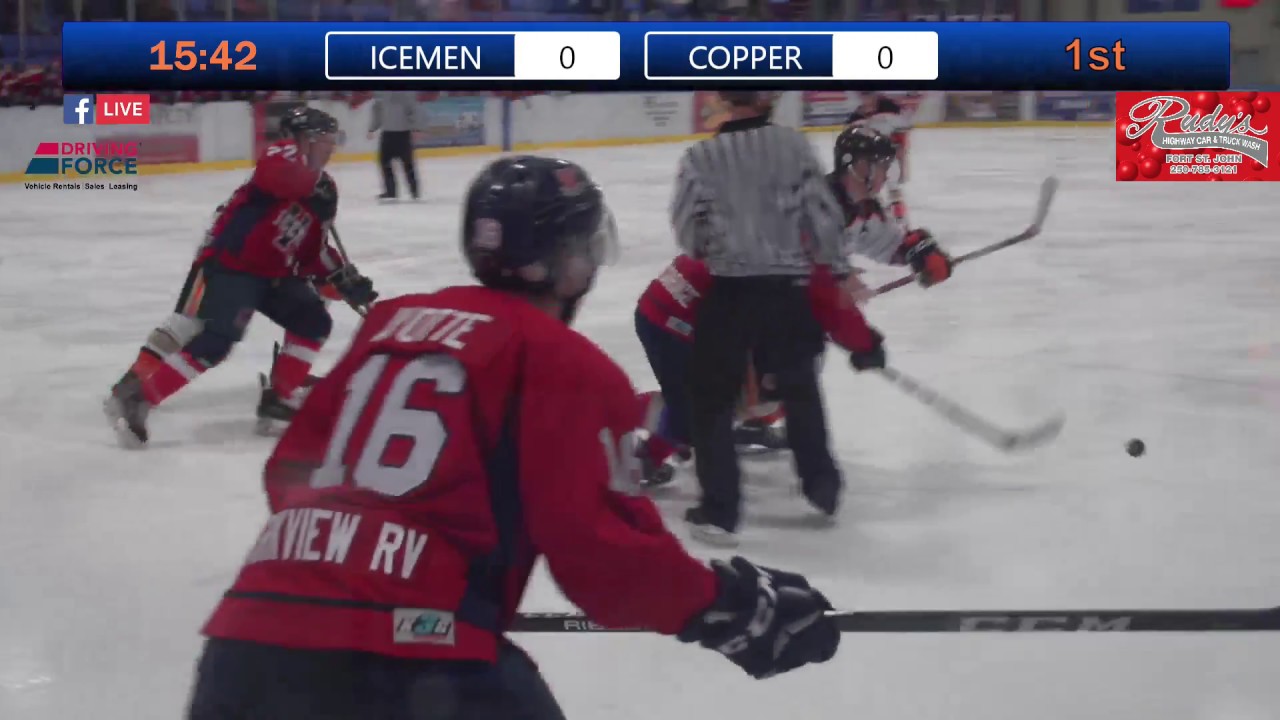 Game 6 Of The Junior B Provincials Coaldale Vs Wetaskiwin - YouTube