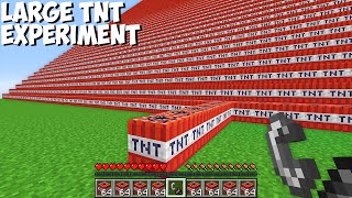 Never REPEAT THIS LARGEST TNT EXPERIMENT in Minecraft Challenge 100% Trolling