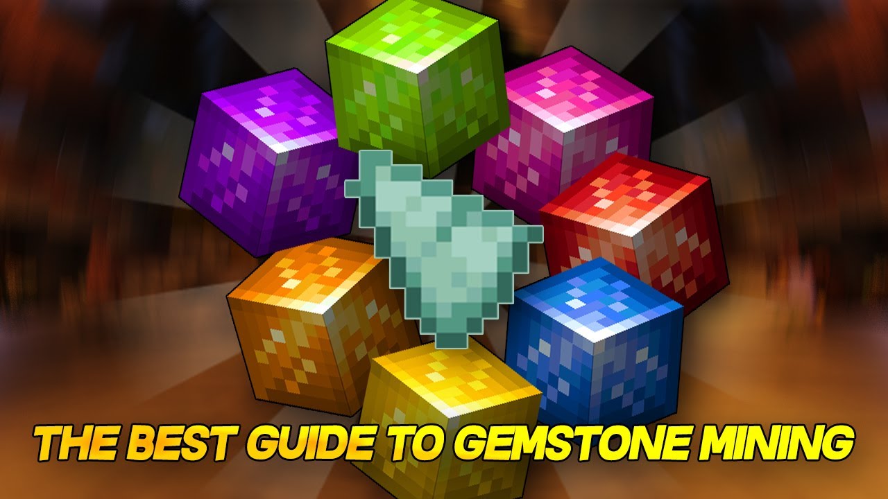The Best Guide To Gemstone Mining Hypixel Skyblock Youtube