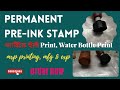 प्लास्टिक थैली Print | Permanent Pre-ink Stamp | Stamp for plastic bag