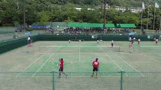 2017 全国中学校ソフトテニス大会 男子個人戦 2回戦-①