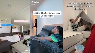 Lift Up the Covers/Blanket and See your Girlfriend Reaction 😍