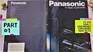 Panasonic catalog 1991-1992  part #1 | TVs Camcorder Video Cassette Recorder VHS VCR written deutsch