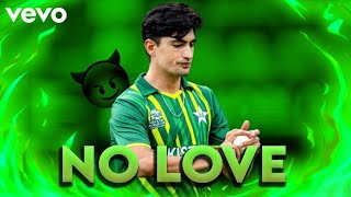 No Love FT. Naseem Shah | Naseem Shah Bowling 😈