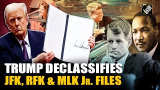 President Donald Trump signs Executive Order to declassify JFK, RFK, and MLK Jr. assassination files