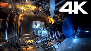 Inside a dishwasher with a GoPro Hero 8 Black [4K] - Relaxing video - ASMR