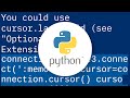 How to retrieve inserted id after inserting row in SQLite using Python?