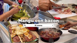 El menu l Elecidas Mangu con bacon