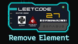 Remove Element — LeetCode #27 | Python Algorithm Visualization