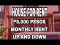 HOUSE FOR RENT ₱8,000 PESOS MONTHLY, BACOOR CITY CAVITE 🇵🇭 Up and down 2 bedrooms 1 bathroom