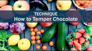 How to Temper Chocolate