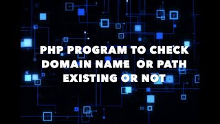 php program to check url existing or not