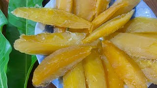 ដំណាប់ស្វាយចាស់​ dried mango  #reels #orgenic #yummyfood #yutube  #orgenic