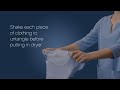 how to minimize ironing with laundry lenor