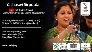 Yashaswi Sirpotdar - Live Online Concert