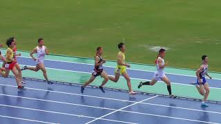 2018年度 兵庫高校総体 東播地区予選会 男子800mタイムレース決勝2組目